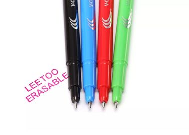 4 punta cancellabile dei barilotti 0.7mm della penna di colore della penna del gel di LeeToo di colori