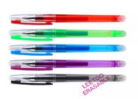Penne cancellabili di Friction di colori di plastica trasparenti delle portapenne 5